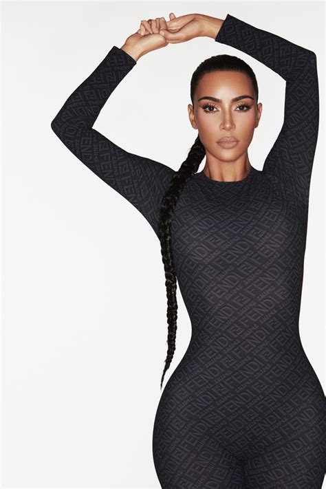 fendi skims unitard|kim and fendi skims.